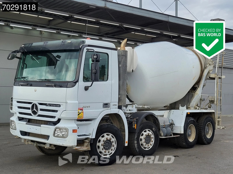 Mercedes-Benz Actros 3241 8X4 9m3 Stetter Steelsuspension 3-Pedals Retarder Euro 4 - Xe trộn bê tông: hình 1 Mercedes-Benz Actros 3241 8X4 9m3 Stetter Steelsuspension 3-Pedals Retarder Euro 4 - Xe trộn bê tông: hình 1
