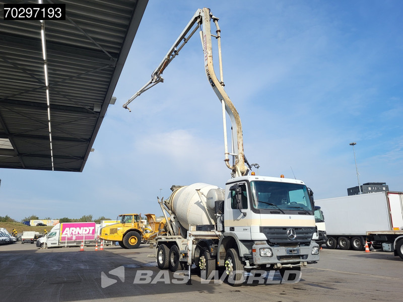 Mercedes-Benz Actros 3241 8X4 Mecbo ATB 4.22/70 HSL PUMI 7m3 mixer Big-Axle Euro 3 - Xe bơm bê tông: hình 3 Mercedes-Benz Actros 3241 8X4 Mecbo ATB 4.22/70 HSL PUMI 7m3 mixer Big-Axle Euro 3 - Xe bơm bê tông: hình 3