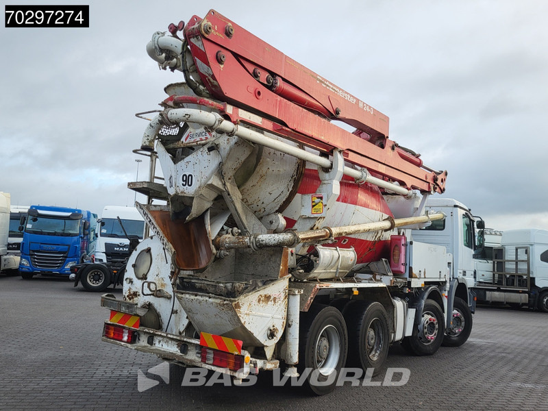 Mercedes-Benz Actros 3241 8X4 Putzmeister M24-3 Pump + 9m3 LIEBHERR Mixer Steelsuspension 3-Pedals Euro 4 - Xe bơm bê tông: hình 5 Mercedes-Benz Actros 3241 8X4 Putzmeister M24-3 Pump + 9m3 LIEBHERR Mixer Steelsuspension 3-Pedals Euro 4 - Xe bơm bê tông: hình 5
