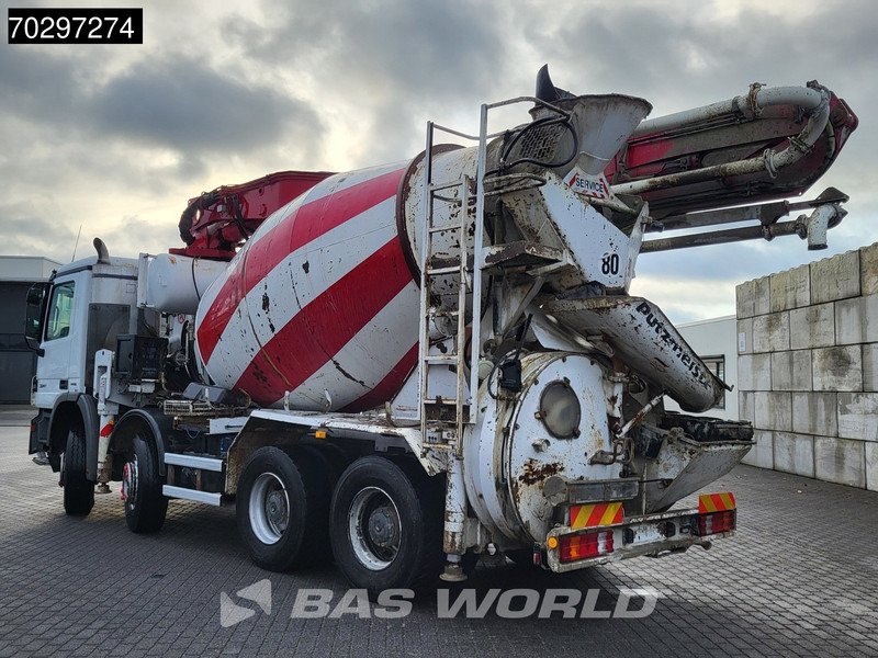 Mercedes-Benz Actros 3241 8X4 Putzmeister M24-3 Pump + 9m3 LIEBHERR Mixer Steelsuspension 3-Pedals Euro 4 - Xe bơm bê tông: hình 2 Mercedes-Benz Actros 3241 8X4 Putzmeister M24-3 Pump + 9m3 LIEBHERR Mixer Steelsuspension 3-Pedals Euro 4 - Xe bơm bê tông: hình 2