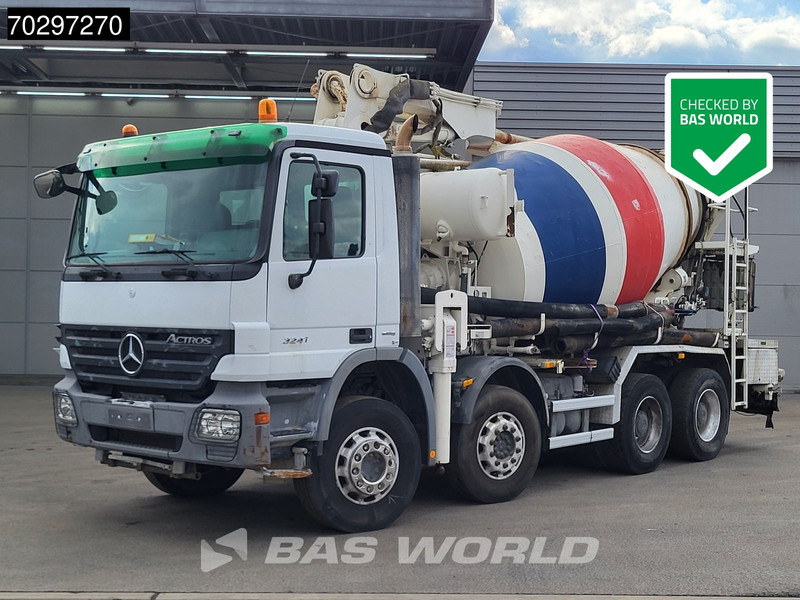 Mercedes-Benz Actros 3241 8X4 Putzmeister TMM 21-3 Mixer Big-Axle Steelsuspension Automatic Euro 4 - Xe bơm bê tông: hình 1 Mercedes-Benz Actros 3241 8X4 Putzmeister TMM 21-3 Mixer Big-Axle Steelsuspension Automatic Euro 4 - Xe bơm bê tông: hình 1