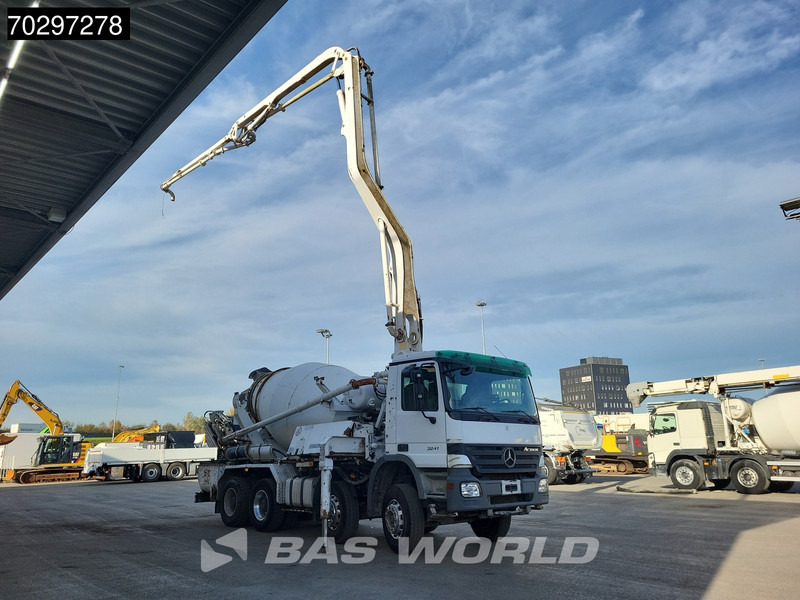 Mercedes-Benz Actros 3241 8X4 Putzmeister TMM 21-G2 PUMI 7m3 Mixer Big-Axle Steelsuspension 3-Pedals Euro 3 - Xe bơm bê tông: hình 3 Mercedes-Benz Actros 3241 8X4 Putzmeister TMM 21-G2 PUMI 7m3 Mixer Big-Axle Steelsuspension 3-Pedals Euro 3 - Xe bơm bê tông: hình 3