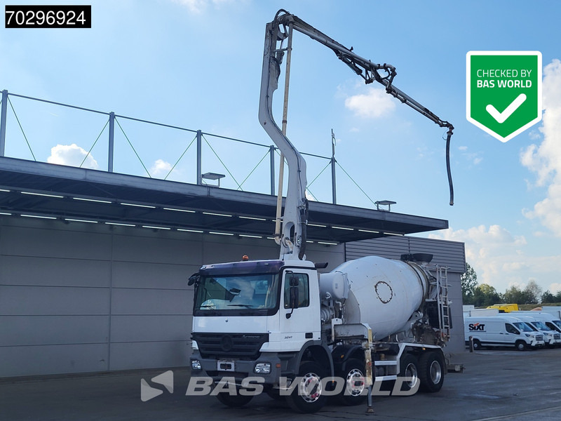 Mercedes-Benz Actros 3241 8X4 Putzmeister TMM 21 PUMI 7m3 Liebherr mixer 3-Pedals Big-Axle Euro 3 - Xe trộn bê tông: hình 1 Mercedes-Benz Actros 3241 8X4 Putzmeister TMM 21 PUMI 7m3 Liebherr mixer 3-Pedals Big-Axle Euro 3 - Xe trộn bê tông: hình 1