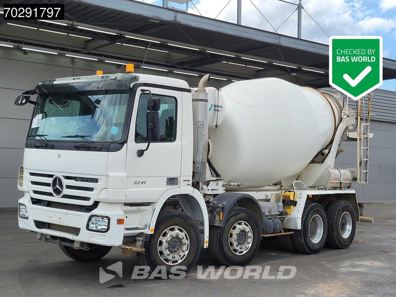 Mercedes-Benz Actros 3241 8X4 Retarder 9m3 Stetter Steelsuspension 3-Pedals Euro 4 - Xe trộn bê tông: hình 1 Mercedes-Benz Actros 3241 8X4 Retarder 9m3 Stetter Steelsuspension 3-Pedals Euro 4 - Xe trộn bê tông: hình 1