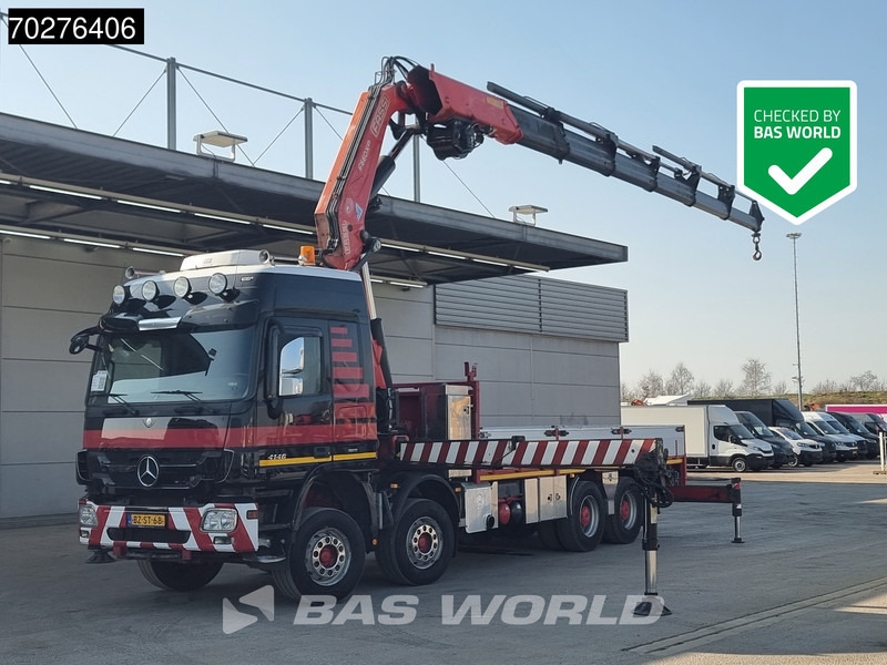 Mercedes-Benz Actros 4146 8X4 FASSI F600AXP.26 Crane Kran NL-Truck Euro 5 - Xe tải thùng lửng/ Phẳng, Xe cẩu tự hành: hình 1 Mercedes-Benz Actros 4146 8X4 FASSI F600AXP.26 Crane Kran NL-Truck Euro 5 - Xe tải thùng lửng/ Phẳng, Xe cẩu tự hành: hình 1