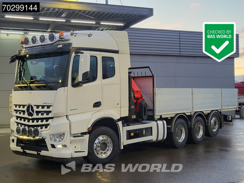 Mercedes-Benz Aroc 3653 Arocs 8X4 Palfinger PK26002-EH G Kran Crane Remote Lift + steering axle Euro 6 - Xe tải thùng lửng/ Phẳng, Xe cẩu tự hành: hình 1 Mercedes-Benz Aroc 3653 Arocs 8X4 Palfinger PK26002-EH G Kran Crane Remote Lift + steering axle Euro 6 - Xe tải thùng lửng/ Phẳng, Xe cẩu tự hành: hình 1