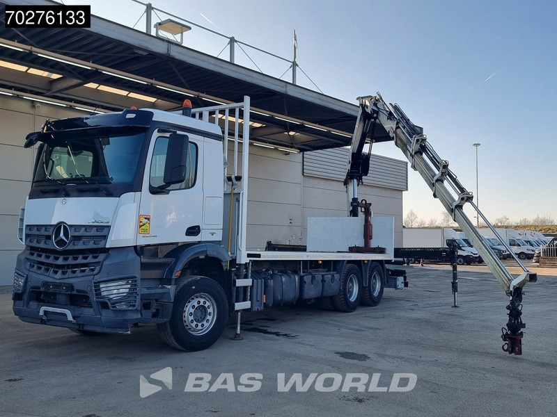 Mercedes-Benz Arocs 2636 6X4 HIAB X-HIDUO 188 ES-S Crane Kran Big axle Euro 6 - Xe tải thùng lửng/ Phẳng, Xe cẩu tự hành: hình 5 Mercedes-Benz Arocs 2636 6X4 HIAB X-HIDUO 188 ES-S Crane Kran Big axle Euro 6 - Xe tải thùng lửng/ Phẳng, Xe cẩu tự hành: hình 5