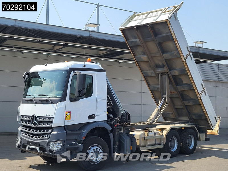 Mercedes-Benz Arocs 2636 Arocs 6X4 8m3 Forez Bennes Tipper HIAB 144 B-2 Hiduo Crane Steelsuspension Automatic Euro 6 - Xe ben, Xe cẩu tự hành: hình 5 Mercedes-Benz Arocs 2636 Arocs 6X4 8m3 Forez Bennes Tipper HIAB 144 B-2 Hiduo Crane Steelsuspension Automatic Euro 6 - Xe ben, Xe cẩu tự hành: hình 5