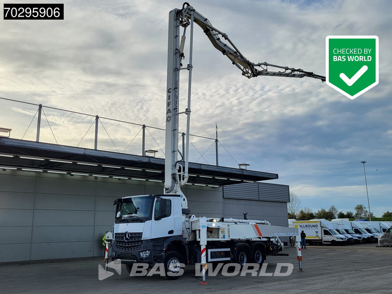 Mercedes-Benz Arocs 2640 6X4 36mtr CIFA K36L-HP168EC 4 arm Automatic Big-Axle Steelsuspension Euro 6 - Xe bơm bê tông: hình 1 Mercedes-Benz Arocs 2640 6X4 36mtr CIFA K36L-HP168EC 4 arm Automatic Big-Axle Steelsuspension Euro 6 - Xe bơm bê tông: hình 1