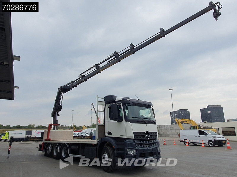 Mercedes-Benz Arocs 3240 8X4 HIAB 211E-6 HIPRO Big-Axle Lift+Steering Navi Euro 6 - Xe tải thùng lửng/ Phẳng, Xe cẩu tự hành: hình 3 Mercedes-Benz Arocs 3240 8X4 HIAB 211E-6 HIPRO Big-Axle Lift+Steering Navi Euro 6 - Xe tải thùng lửng/ Phẳng, Xe cẩu tự hành: hình 3