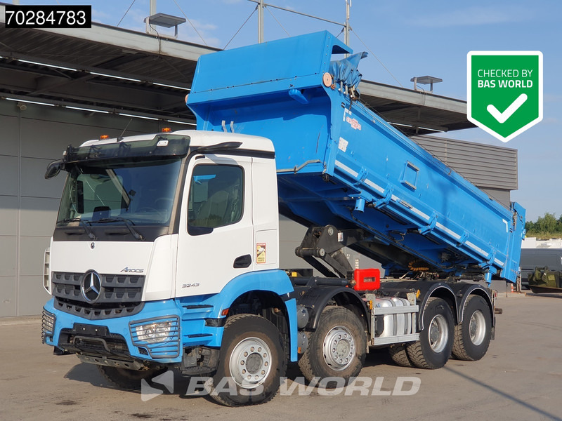 Mercedes-Benz Arocs 3243 8X4 14m3 2-side tipper Big-Axle Steelsuspension Navi Euro 6 - Xe ben: hình 1 Mercedes-Benz Arocs 3243 8X4 14m3 2-side tipper Big-Axle Steelsuspension Navi Euro 6 - Xe ben: hình 1