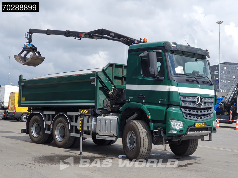 Mercedes-Benz Arocs 3342 Arocs 6X6 NL-Truck HMF 1643 Z-Crane Kran Steering Axle Big-Axle Euro 6 - Xe ben, Xe cẩu tự hành: hình 3 Mercedes-Benz Arocs 3342 Arocs 6X6 NL-Truck HMF 1643 Z-Crane Kran Steering Axle Big-Axle Euro 6 - Xe ben, Xe cẩu tự hành: hình 3