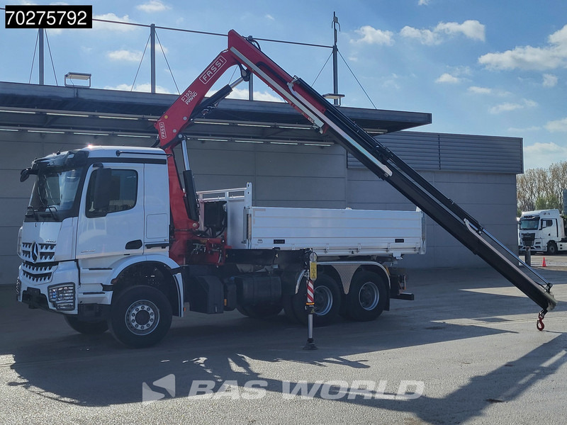 Mercedes-Benz Arocs 3348 6X4 Fasi F195A.2.24 Kran 3 sided tipper 9m3 Big-Axle Navi Euro 6 - Xe ben, Xe cẩu tự hành: hình 3 Mercedes-Benz Arocs 3348 6X4 Fasi F195A.2.24 Kran 3 sided tipper 9m3 Big-Axle Navi Euro 6 - Xe ben, Xe cẩu tự hành: hình 3