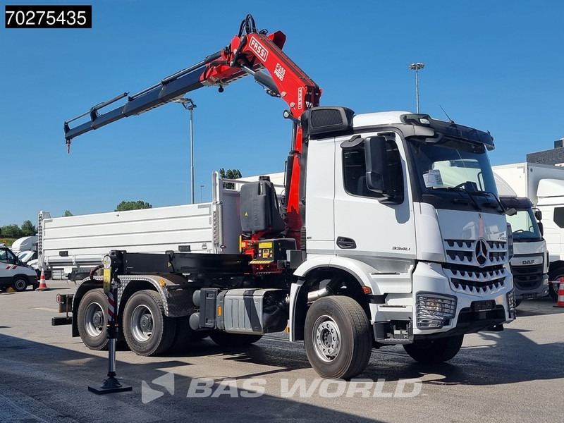 Mercedes-Benz Arocs 3348 6X4 Fassi F255A2.24 Kran Crane 9m3 3-Sided Tipper Big-Axle Euro 6 - Xe ben, Xe cẩu tự hành: hình 3 Mercedes-Benz Arocs 3348 6X4 Fassi F255A2.24 Kran Crane 9m3 3-Sided Tipper Big-Axle Euro 6 - Xe ben, Xe cẩu tự hành: hình 3