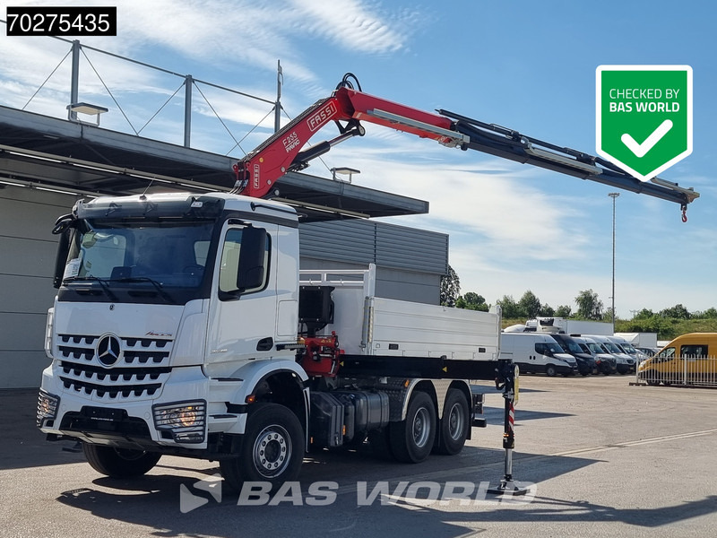 Mercedes-Benz Arocs 3348 6X4 Fassi F255A2.24 Kran Crane 9m3 3-Sided Tipper Big-Axle Euro 6 - Xe ben, Xe cẩu tự hành: hình 1 Mercedes-Benz Arocs 3348 6X4 Fassi F255A2.24 Kran Crane 9m3 3-Sided Tipper Big-Axle Euro 6 - Xe ben, Xe cẩu tự hành: hình 1
