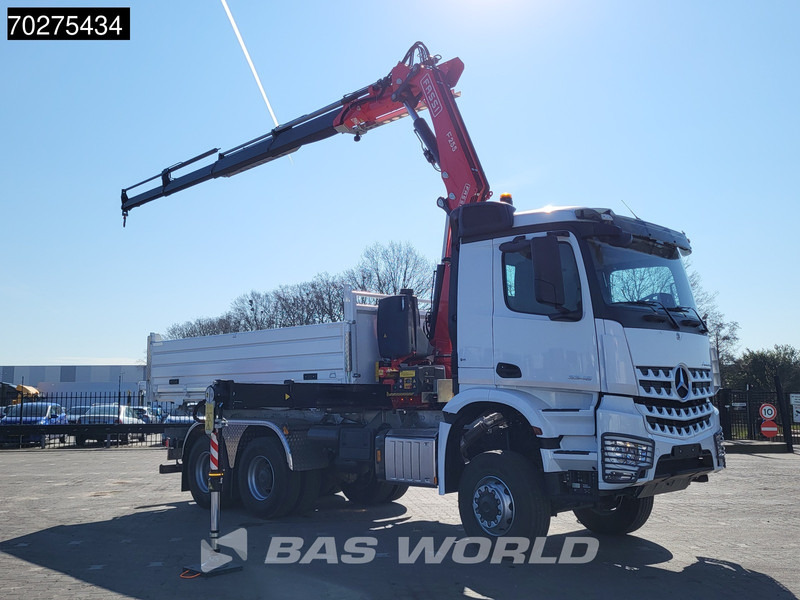 Mercedes-Benz Arocs 3348 6X6 Fassi F255A.2.24 xe-dynamic Kran Dreiseitenkipper Navi Euro 6 - Xe ben, Xe cẩu tự hành: hình 3 Mercedes-Benz Arocs 3348 6X6 Fassi F255A.2.24 xe-dynamic Kran Dreiseitenkipper Navi Euro 6 - Xe ben, Xe cẩu tự hành: hình 3