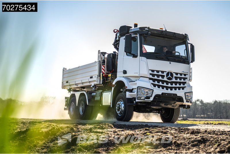 Mercedes-Benz Arocs 3348 6X6 Fassi F255A.2.24 xe-dynamic Kran Dreiseitenkipper Navi Euro 6 - Xe ben, Xe cẩu tự hành: hình 5 Mercedes-Benz Arocs 3348 6X6 Fassi F255A.2.24 xe-dynamic Kran Dreiseitenkipper Navi Euro 6 - Xe ben, Xe cẩu tự hành: hình 5