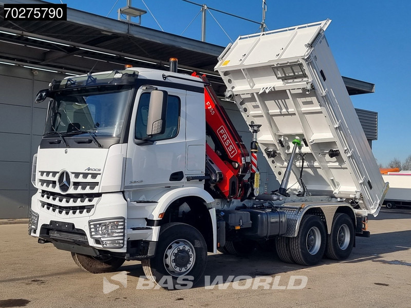 Cho thuê Mercedes-Benz Arocs 3348 6X6 Full Steel Retarder Fassi 25T/M Crane Kran Euro 6 Mercedes-Benz Arocs 3348 6X6 Full Steel Retarder Fassi 25T/M Crane Kran Euro 6: hình 15