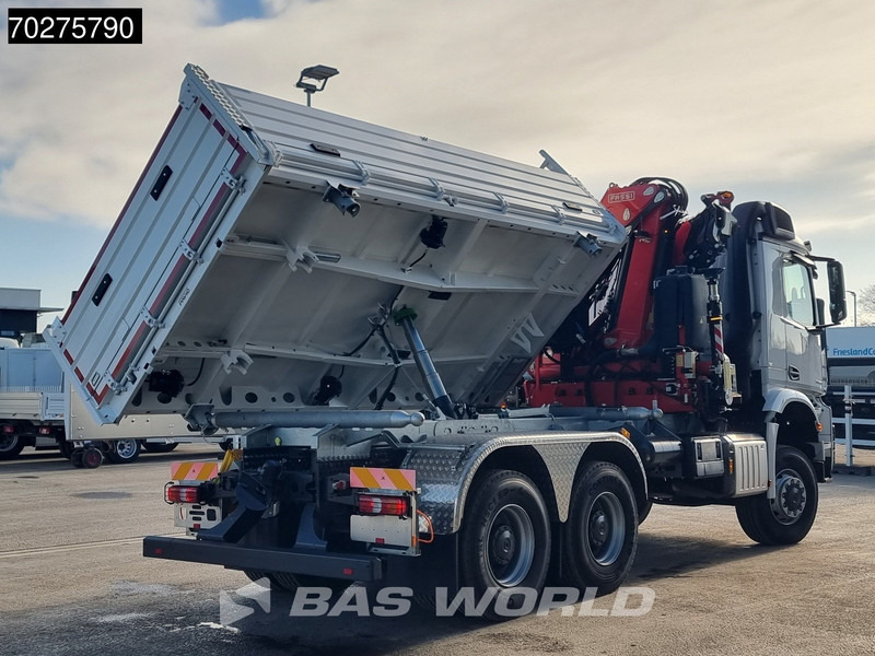 Cho thuê Mercedes-Benz Arocs 3348 6X6 Full Steel Retarder Fassi 25T/M Crane Kran Euro 6 Mercedes-Benz Arocs 3348 6X6 Full Steel Retarder Fassi 25T/M Crane Kran Euro 6: hình 17