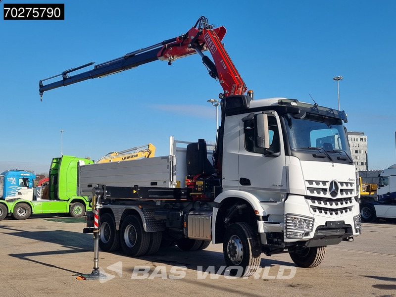 Mercedes-Benz Arocs 3348 6X6 Full Steel Retarder Fassi 25T/M Crane Kran Euro 6 - Xe ben, Xe cẩu tự hành: hình 3 Mercedes-Benz Arocs 3348 6X6 Full Steel Retarder Fassi 25T/M Crane Kran Euro 6 - Xe ben, Xe cẩu tự hành: hình 3