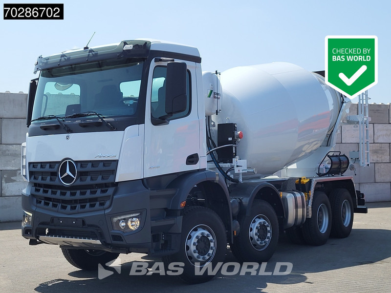 Mercedes-Benz Arocs 4145 8X4 NEW! 10m3 Schwing Stetter Mixer Manual Big-Axle Steel suspension Euro 3 - Xe trộn bê tông: hình 1 Mercedes-Benz Arocs 4145 8X4 NEW! 10m3 Schwing Stetter Mixer Manual Big-Axle Steel suspension Euro 3 - Xe trộn bê tông: hình 1