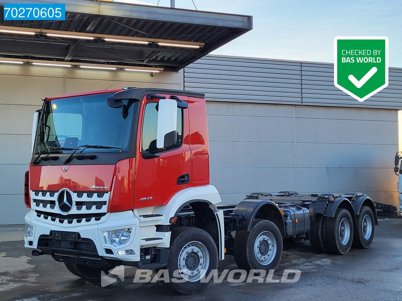 Mercedes-Benz Arocs 4843 8X4 NEW chassis RHD! Steel suspension Automatic Euro 6 - Xe tải khung gầm: hình 1 Mercedes-Benz Arocs 4843 8X4 NEW chassis RHD! Steel suspension Automatic Euro 6 - Xe tải khung gầm: hình 1