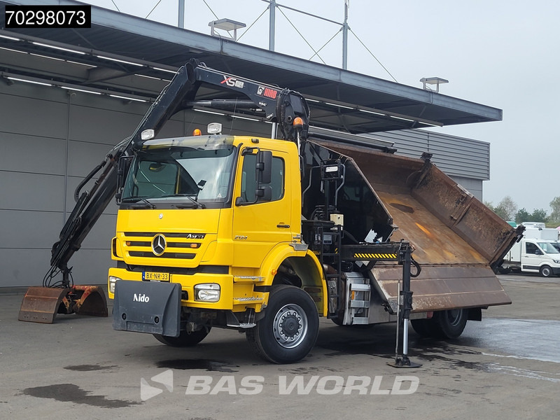 Mercedes-Benz Axor 2124 Axor 4X4 HIAB 122 B-2 HIDUO Crane Tipper Full Steel Big-Axle Euro 5 - Xe ben, Xe cẩu tự hành: hình 5 Mercedes-Benz Axor 2124 Axor 4X4 HIAB 122 B-2 HIDUO Crane Tipper Full Steel Big-Axle Euro 5 - Xe ben, Xe cẩu tự hành: hình 5