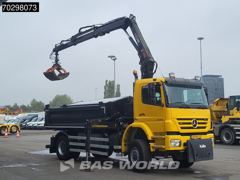 Mercedes-Benz Axor 2124 Axor 4X4 HIAB 122 B-2 HIDUO Crane Tipper Full Steel Big-Axle Euro 5 - Xe ben, Xe cẩu tự hành: hình 3 Mercedes-Benz Axor 2124 Axor 4X4 HIAB 122 B-2 HIDUO Crane Tipper Full Steel Big-Axle Euro 5 - Xe ben, Xe cẩu tự hành: hình 3