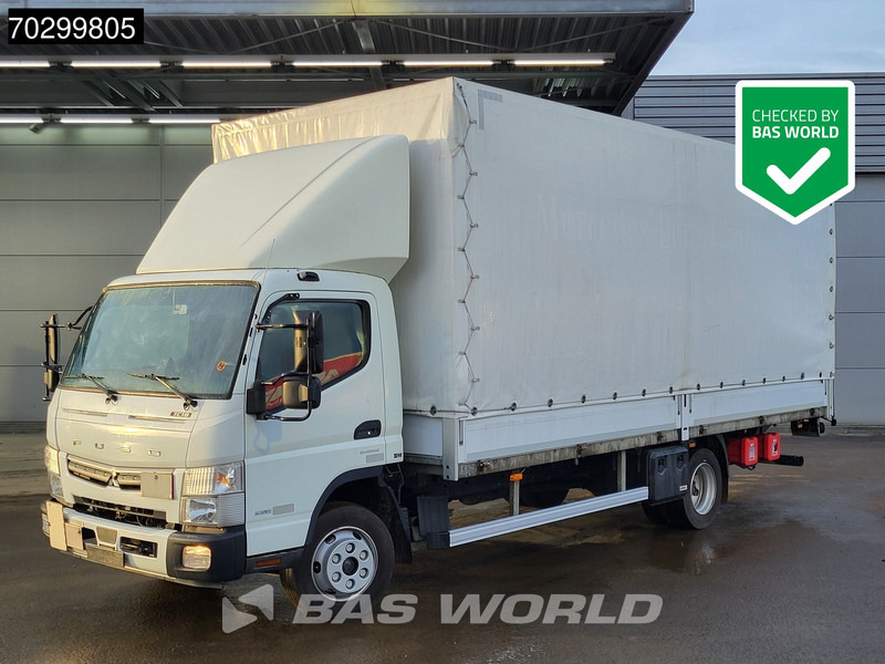 Mitsubishi Fuso 7C 18 4X2 Steelsuspension 1000kg Ladebordwand Automatic Euro 6 - Xe tải thùng mui bạt: hình 1 Mitsubishi Fuso 7C 18 4X2 Steelsuspension 1000kg Ladebordwand Automatic Euro 6 - Xe tải thùng mui bạt: hình 1