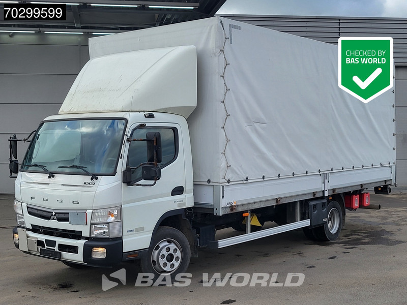 Mitsubishi Fuso 7C18 4X2 7.5tonner Curtainsider Ladebordwand Automatic Euro 6 - Xe tải thùng mui bạt: hình 1 Mitsubishi Fuso 7C18 4X2 7.5tonner Curtainsider Ladebordwand Automatic Euro 6 - Xe tải thùng mui bạt: hình 1