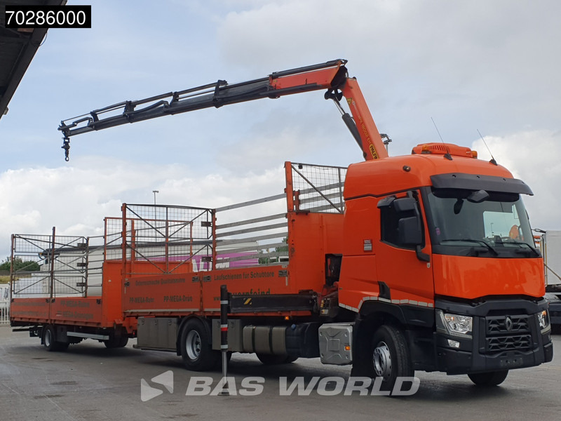 Renault C 380 4X2 Combi Palfinger PK18002-EH Kran Crane Retarder Euro 6 - Xe tải thùng lửng/ Phẳng, Xe cẩu tự hành: hình 3 Renault C 380 4X2 Combi Palfinger PK18002-EH Kran Crane Retarder Euro 6 - Xe tải thùng lửng/ Phẳng, Xe cẩu tự hành: hình 3