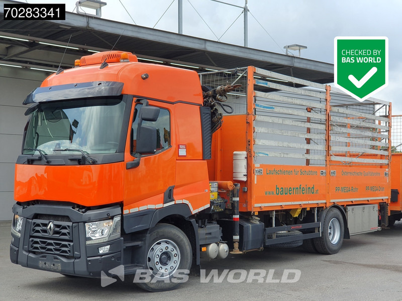 Renault C 380 4X2 Palfinger PK18002-EH Retarder Automatic Standklima Euro 6 - Xe tải thùng lửng/ Phẳng, Xe cẩu tự hành: hình 1 Renault C 380 4X2 Palfinger PK18002-EH Retarder Automatic Standklima Euro 6 - Xe tải thùng lửng/ Phẳng, Xe cẩu tự hành: hình 1