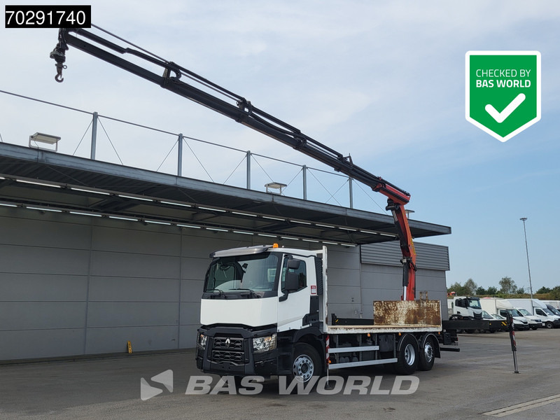 Renault C 380 6X2 Palfinger PK 22002 EH Crane Optibrake Euro 6 - Xe tải thùng lửng/ Phẳng, Xe cẩu tự hành: hình 1 Renault C 380 6X2 Palfinger PK 22002 EH Crane Optibrake Euro 6 - Xe tải thùng lửng/ Phẳng, Xe cẩu tự hành: hình 1