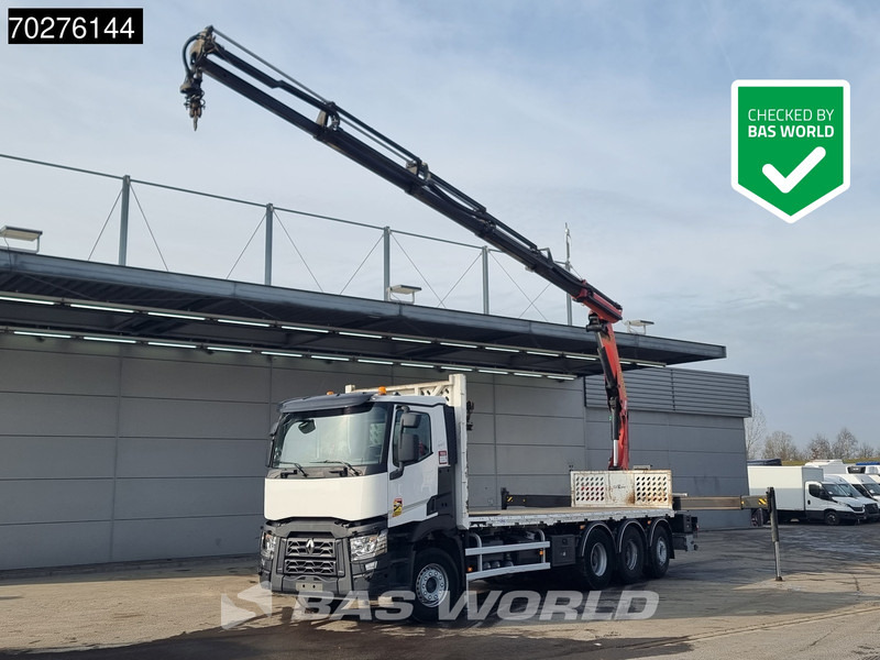 Renault C 380 8X4 Palfinger PK 23001 EH Remote Lift+Lenkachse Euro 6 - Xe tải thùng lửng/ Phẳng, Xe cẩu tự hành: hình 1 Renault C 380 8X4 Palfinger PK 23001 EH Remote Lift+Lenkachse Euro 6 - Xe tải thùng lửng/ Phẳng, Xe cẩu tự hành: hình 1