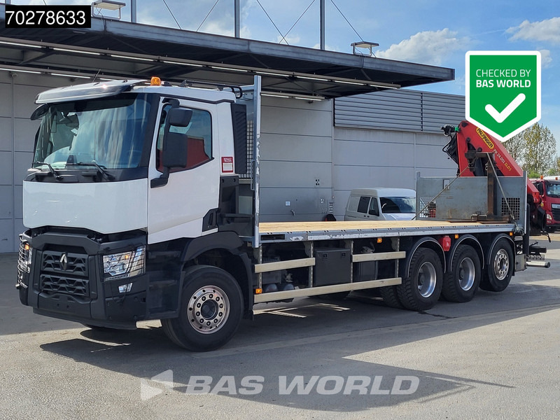 Renault C 480 8X4 Palfinger PK24.001 SLD5 Crane Kran Automatic Liftachse Euro 6 - Xe tải thùng lửng/ Phẳng, Xe cẩu tự hành: hình 1 Renault C 480 8X4 Palfinger PK24.001 SLD5 Crane Kran Automatic Liftachse Euro 6 - Xe tải thùng lửng/ Phẳng, Xe cẩu tự hành: hình 1