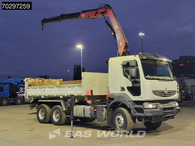 Renault Kerax 370 Kerax 6X4 Fassi F150AXS.22 Crane 10m3 2-side tipper Big-Axle Steelsuspension Manual - Xe ben, Xe cẩu tự hành: hình 3 Renault Kerax 370 Kerax 6X4 Fassi F150AXS.22 Crane 10m3 2-side tipper Big-Axle Steelsuspension Manual - Xe ben, Xe cẩu tự hành: hình 3
