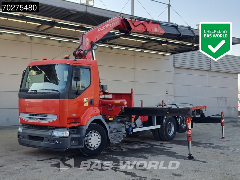 Renault Premium 420 6X2 Fassi F450AXP.22 Kran Crane Lift-axle Manual Euro 3 - Xe tải thùng lửng/ Phẳng, Xe cẩu tự hành: hình 1 Renault Premium 420 6X2 Fassi F450AXP.22 Kran Crane Lift-axle Manual Euro 3 - Xe tải thùng lửng/ Phẳng, Xe cẩu tự hành: hình 1