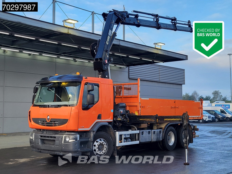 Renault Premium 430 Lander 6X4 HIAB 211 EP-4 Crane Kran Tipper Big-Axle Euro 5 - Xe ben, Xe cẩu tự hành: hình 1 Renault Premium 430 Lander 6X4 HIAB 211 EP-4 Crane Kran Tipper Big-Axle Euro 5 - Xe ben, Xe cẩu tự hành: hình 1