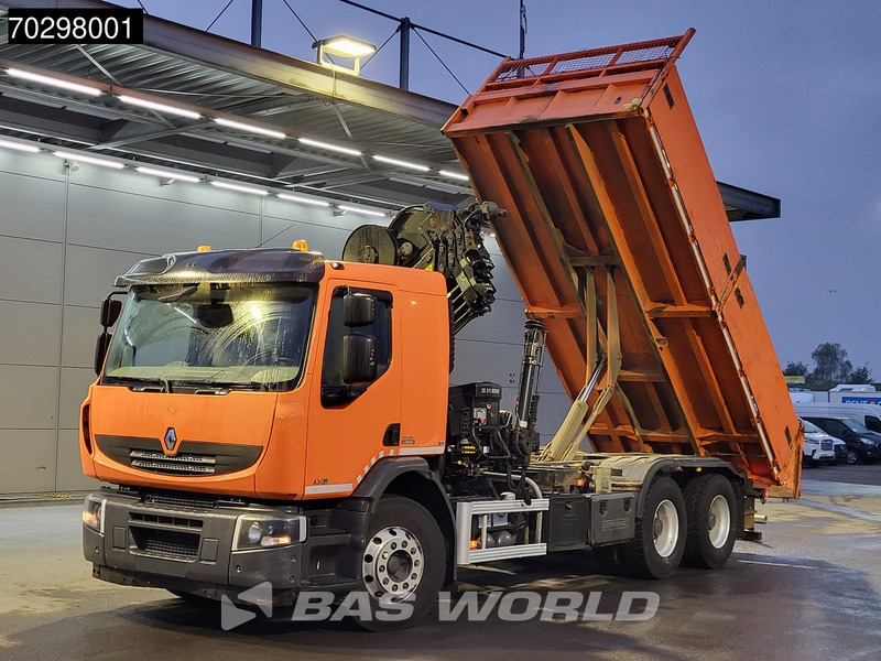 Renault Premium 430 Lander 6X4 HIAB 211 EP-4 Crane Tipper Big-Axle Automatic Euro 5 - Xe ben, Xe cẩu tự hành: hình 2 Renault Premium 430 Lander 6X4 HIAB 211 EP-4 Crane Tipper Big-Axle Automatic Euro 5 - Xe ben, Xe cẩu tự hành: hình 2