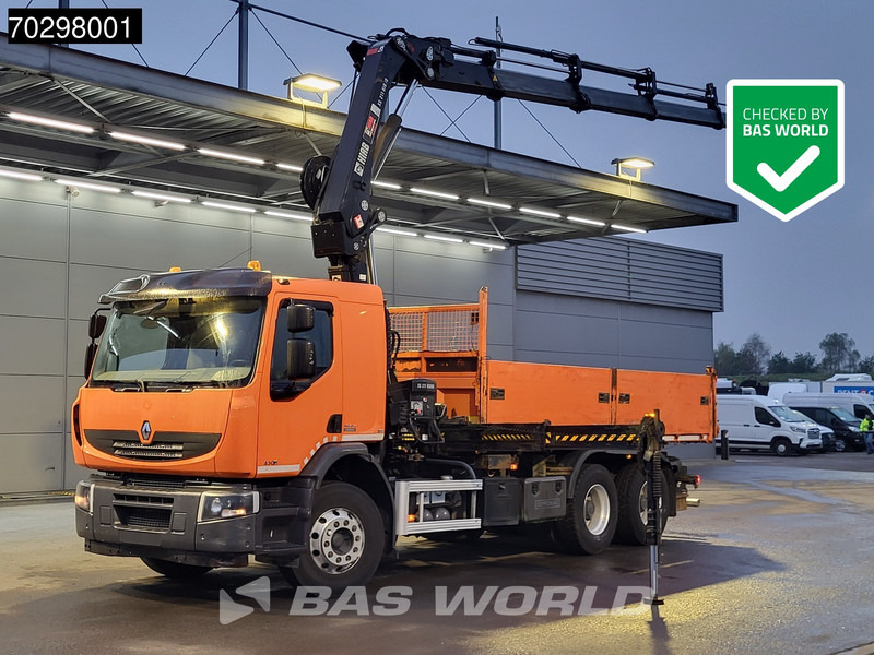 Renault Premium 430 Lander 6X4 HIAB 211 EP-4 Crane Tipper Big-Axle Automatic Euro 5 - Xe ben, Xe cẩu tự hành: hình 1 Renault Premium 430 Lander 6X4 HIAB 211 EP-4 Crane Tipper Big-Axle Automatic Euro 5 - Xe ben, Xe cẩu tự hành: hình 1
