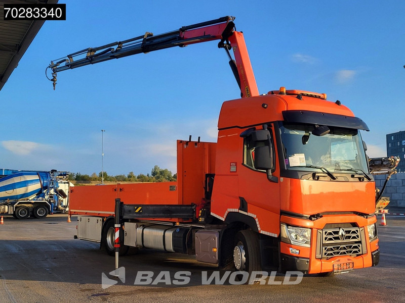 Renault T 380 4X2 Palfinger PK18002-EH Kran Crane Retarder Standklima Euro 6 - Xe tải thùng lửng/ Phẳng, Xe cẩu tự hành: hình 3 Renault T 380 4X2 Palfinger PK18002-EH Kran Crane Retarder Standklima Euro 6 - Xe tải thùng lửng/ Phẳng, Xe cẩu tự hành: hình 3