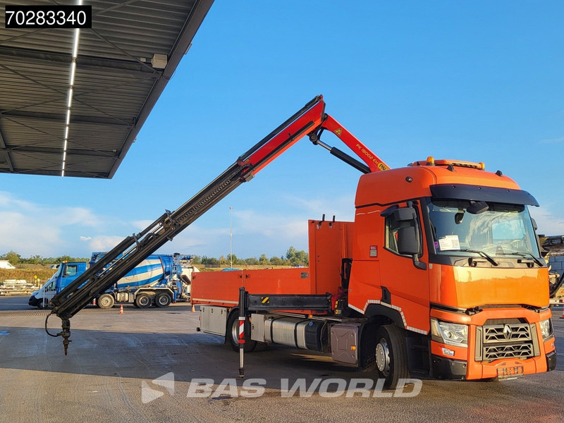 Xe tải thùng lửng/ Phẳng, Xe cẩu tự hành Renault T 380 4X2 Palfinger PK18002-EH Kran Crane Retarder Standklima Euro 6: hình 6