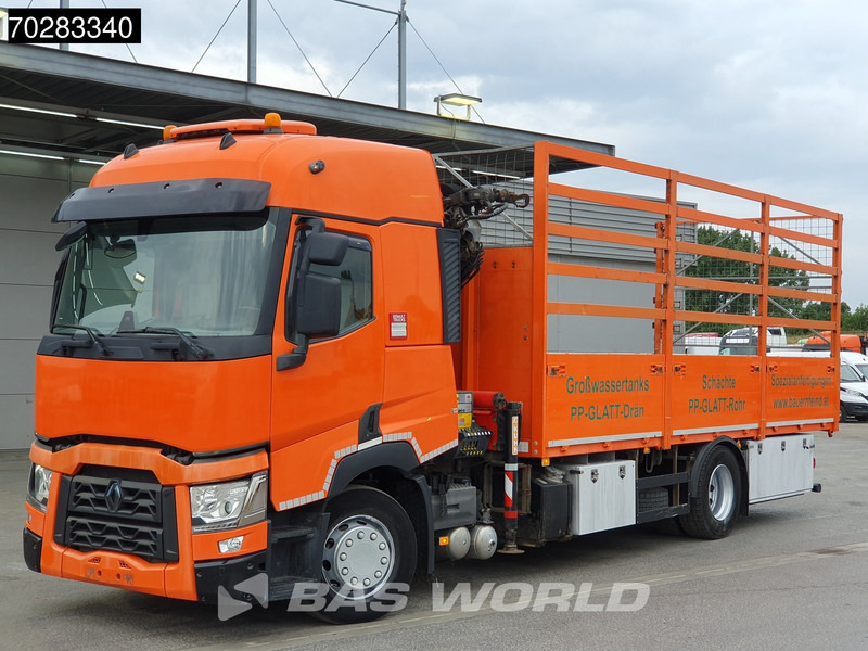 Renault T 380 4X2 Palfinger PK18002-EH Kran Crane Retarder Standklima Euro 6 - Xe tải thùng lửng/ Phẳng, Xe cẩu tự hành: hình 2 Renault T 380 4X2 Palfinger PK18002-EH Kran Crane Retarder Standklima Euro 6 - Xe tải thùng lửng/ Phẳng, Xe cẩu tự hành: hình 2
