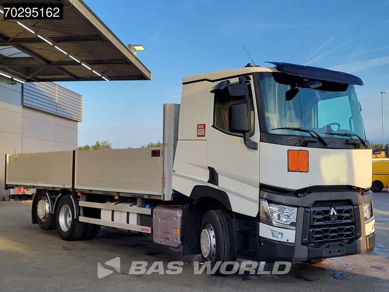 Renault T 440 6X2 750cm open box forklift preparation ADR Automatic Lift-Axle Euro 6 - Xe tải thùng lửng/ Phẳng: hình 3 Renault T 440 6X2 750cm open box forklift preparation ADR Automatic Lift-Axle Euro 6 - Xe tải thùng lửng/ Phẳng: hình 3
