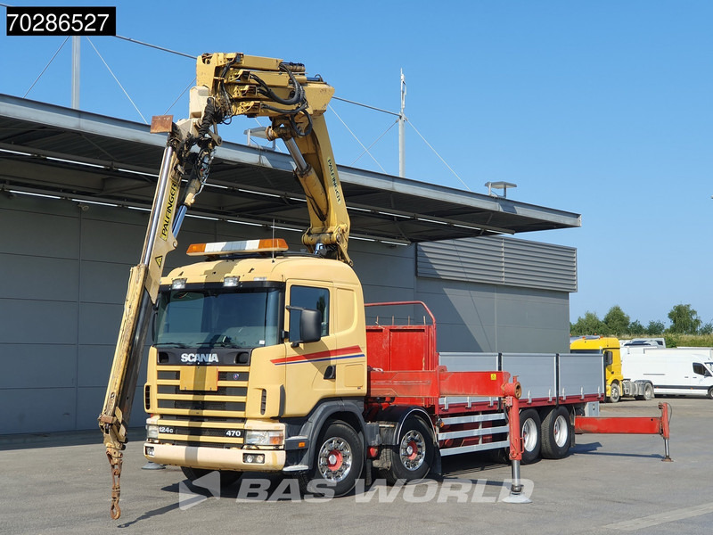 Scania 124G 470 8X4 Palfinger PK45000 C4 Crane Kran Fly-Jib Manual Steering Axle Euro 3 - Xe tải thùng lửng/ Phẳng, Xe cẩu tự hành: hình 5 Scania 124G 470 8X4 Palfinger PK45000 C4 Crane Kran Fly-Jib Manual Steering Axle Euro 3 - Xe tải thùng lửng/ Phẳng, Xe cẩu tự hành: hình 5