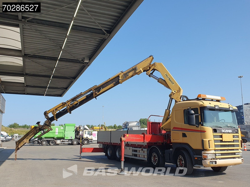 Scania 124G 470 8X4 Palfinger PK45000 C4 Crane Kran Fly-Jib Manual Steering Axle Euro 3 - Xe tải thùng lửng/ Phẳng, Xe cẩu tự hành: hình 3 Scania 124G 470 8X4 Palfinger PK45000 C4 Crane Kran Fly-Jib Manual Steering Axle Euro 3 - Xe tải thùng lửng/ Phẳng, Xe cẩu tự hành: hình 3