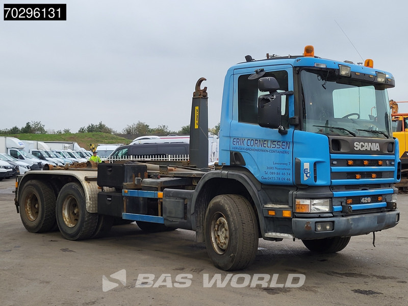 Scania 420 6X4 20tons Marrel THM 20000 Manual Retarder Steelsuspension Euro 3 - Xe tải nâng móc: hình 3 Scania 420 6X4 20tons Marrel THM 20000 Manual Retarder Steelsuspension Euro 3 - Xe tải nâng móc: hình 3