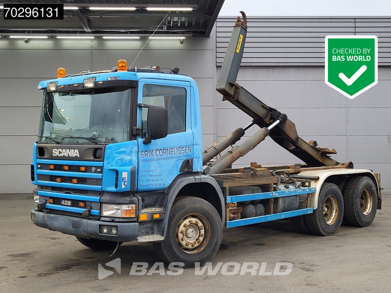 Scania 420 6X4 20tons Marrel THM 20000 Manual Retarder Steelsuspension Euro 3 - Xe tải nâng móc: hình 1 Scania 420 6X4 20tons Marrel THM 20000 Manual Retarder Steelsuspension Euro 3 - Xe tải nâng móc: hình 1