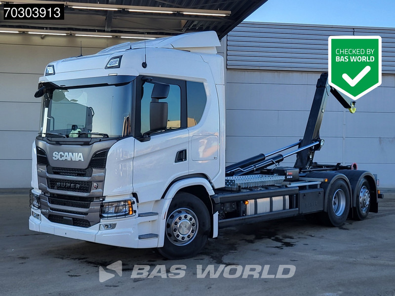 Scania G 460 6X2 NEW! 20tons HIAB Containersystem Lift+Steering Axle Automatic Retarder Euro 6 - Xe tải nâng móc: hình 1 Scania G 460 6X2 NEW! 20tons HIAB Containersystem Lift+Steering Axle Automatic Retarder Euro 6 - Xe tải nâng móc: hình 1