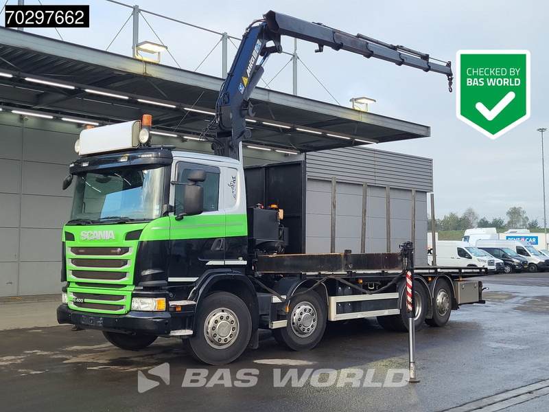 Scania G400 G 8X2 MKG HLK 231 HPA4 Crane Retarder Lift+Steering-Axle Euro 5 - Xe tải thùng lửng/ Phẳng, Xe cẩu tự hành: hình 1 Scania G400 G 8X2 MKG HLK 231 HPA4 Crane Retarder Lift+Steering-Axle Euro 5 - Xe tải thùng lửng/ Phẳng, Xe cẩu tự hành: hình 1